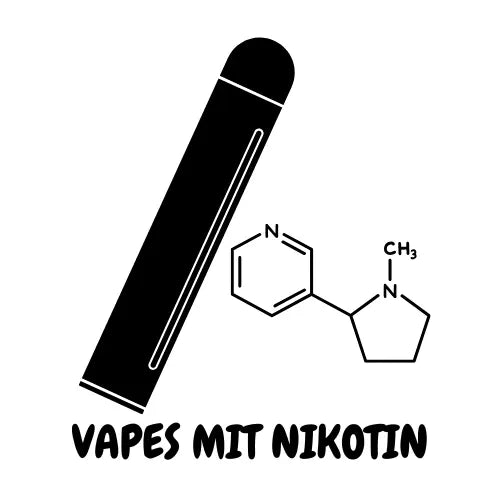 Vapes mit Nikotin