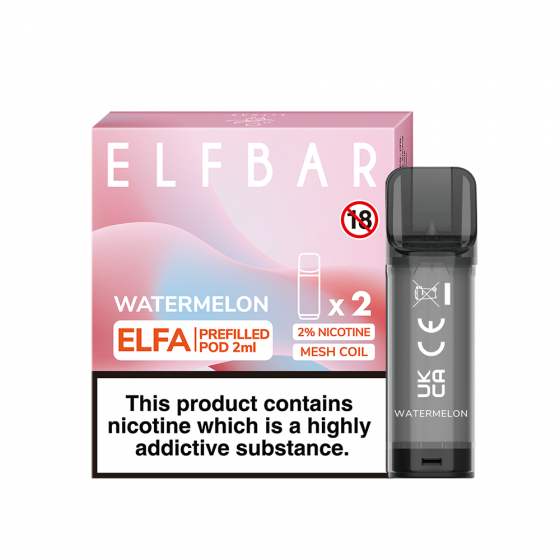 elf bar elfa pods watermelon 20mg nikotin 2 stück