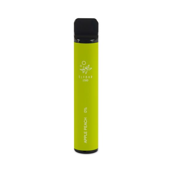 elf bar 1500 puffs vape apple peach ohne nikotin