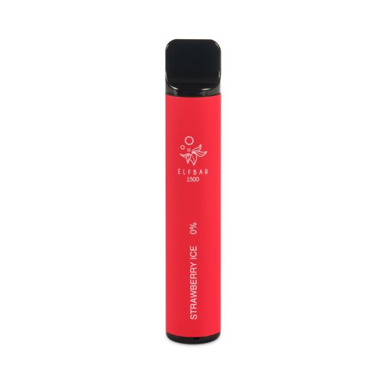 elf bar 1500 puffs vape strawberry ice ohne nikotin