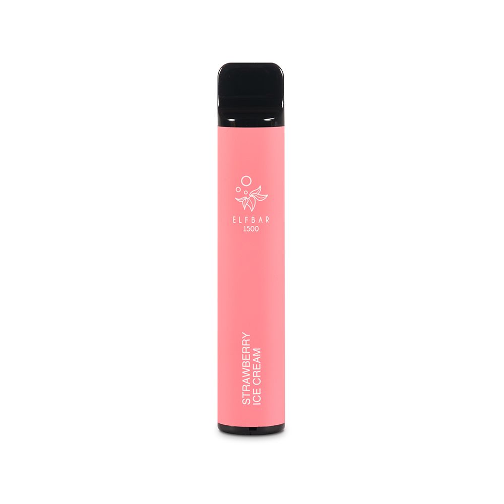 elf bar vape strawberry ice cream 1500 puffs 20mg nikotinelon