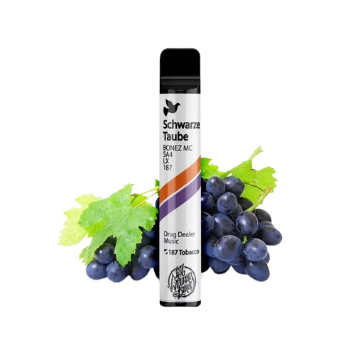 vapes 187 strassenbande schwarze taube 20mg nikotin