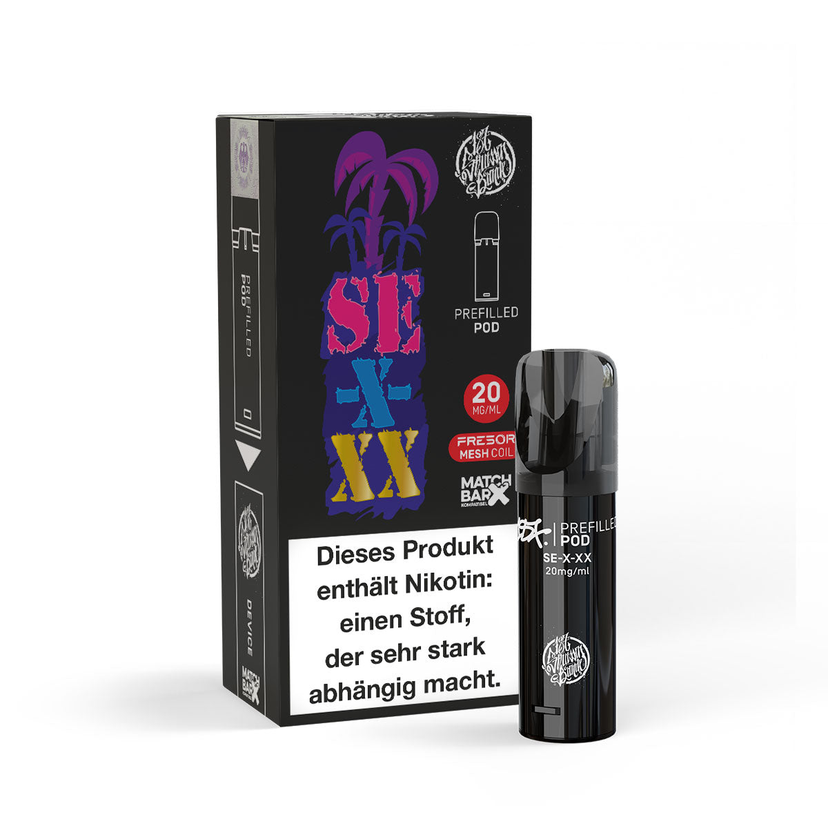 e-liquid pod 187 strassenbande mit 20mg nikotin se-x-xx