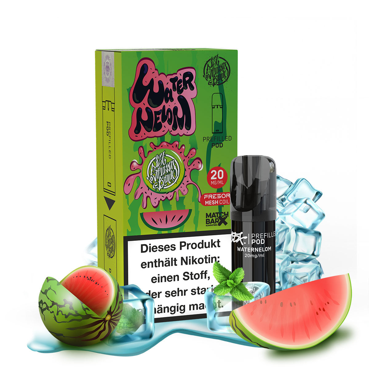 e-liquid pod 187 strassenbande mit 20mg nikotin waternelom