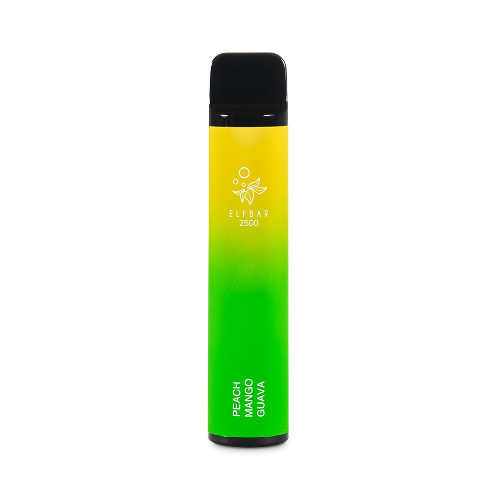 elf bar vape peach mango guava 2500 puffs 20mg nikotin