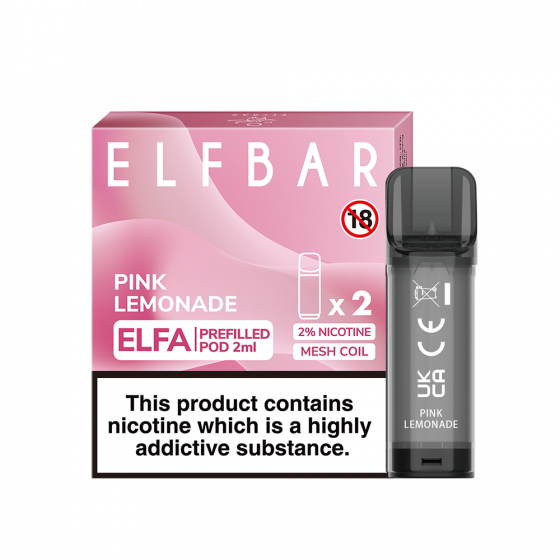 elf bar elfa pods pink lemonade 20mg nikotin 2 stück
