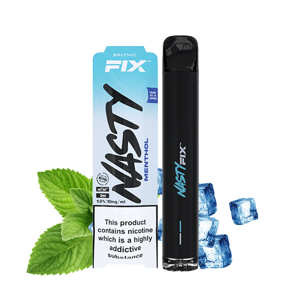 nasty vape fix 675 puffs mit 10mg nikotin menthol
