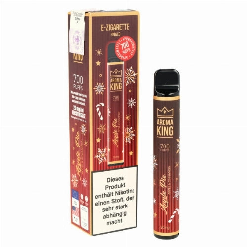 aroma king vape apple pie 700 puffs ohne nikotin