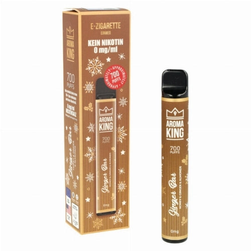 aroma king vape ginger bar 700 puffs ohne nikotin