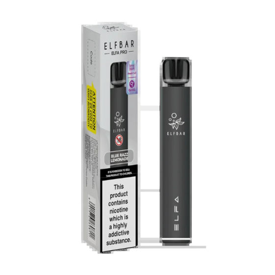 elf bar elfa pro blue razz lemonade set schwarz
