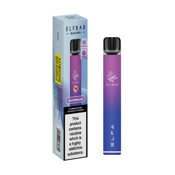 elf bar elfa pro watermelon set aurora purple