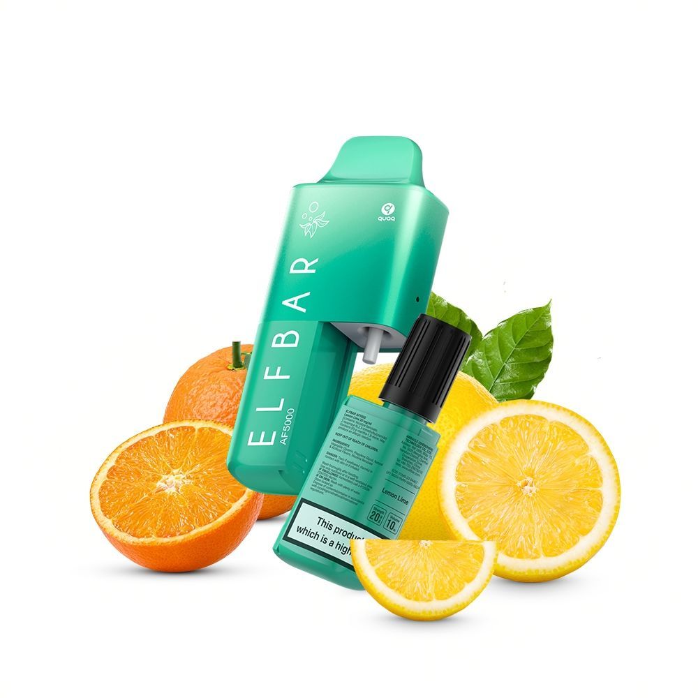 elf bar vape af5000 puffs lemon lime mit 20mg nikotin