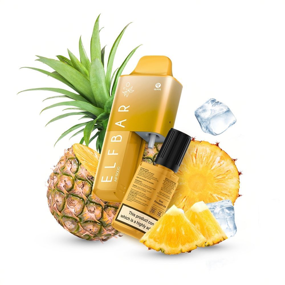 elf bar vape af5000 puffs sour pineapple ice mit 20mg nikotin