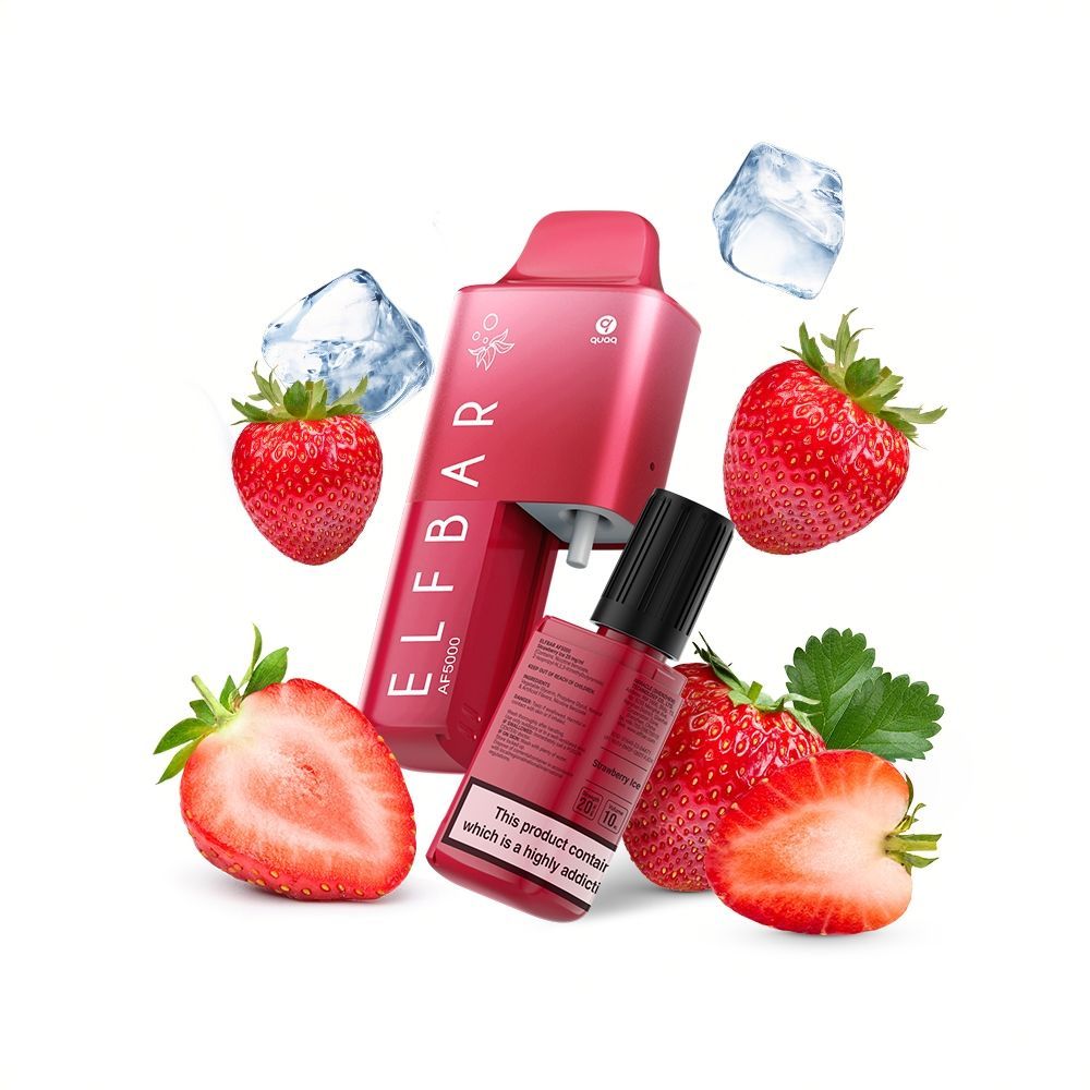 elf bar vape af5000 puffs strawberry ice mit 20mg nikotin