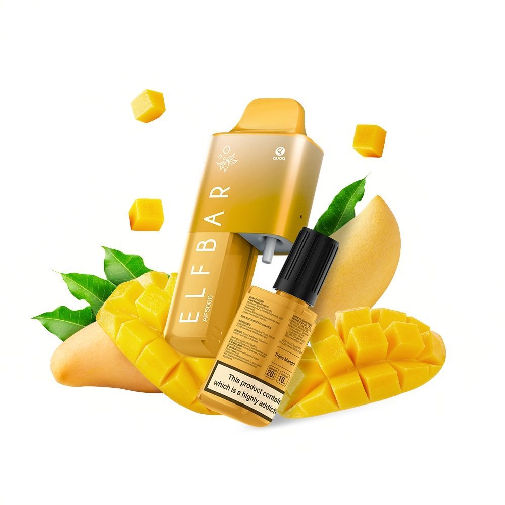 elf bar vape af5000 puffs triple mango mit 20mg nikotin