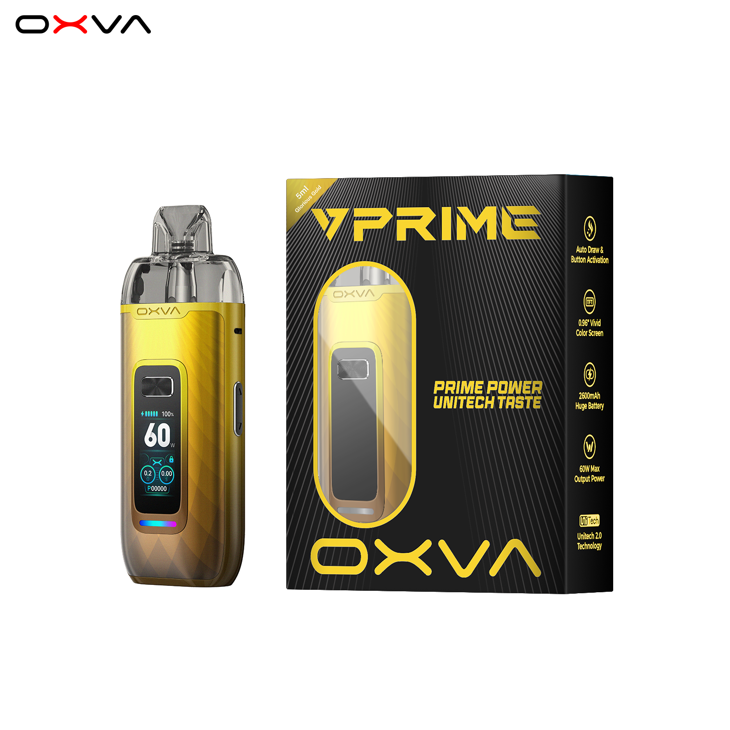e-zigarette oxva vprime glorious gold set