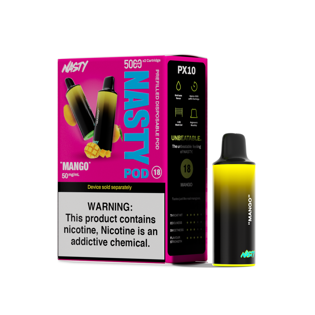 nasty px10 pods 5000puffs mit 20mg nikotin mango
