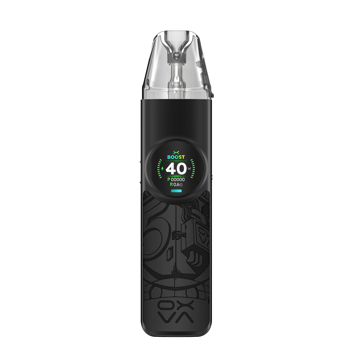e-zigarette oxva nexlim podystem set in power black front