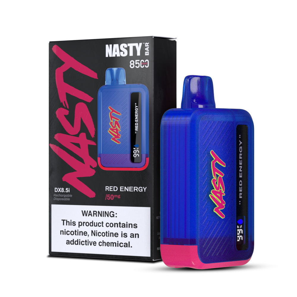 nasty bar dx vape 8500 puffs mit 20mg nikotin red energy