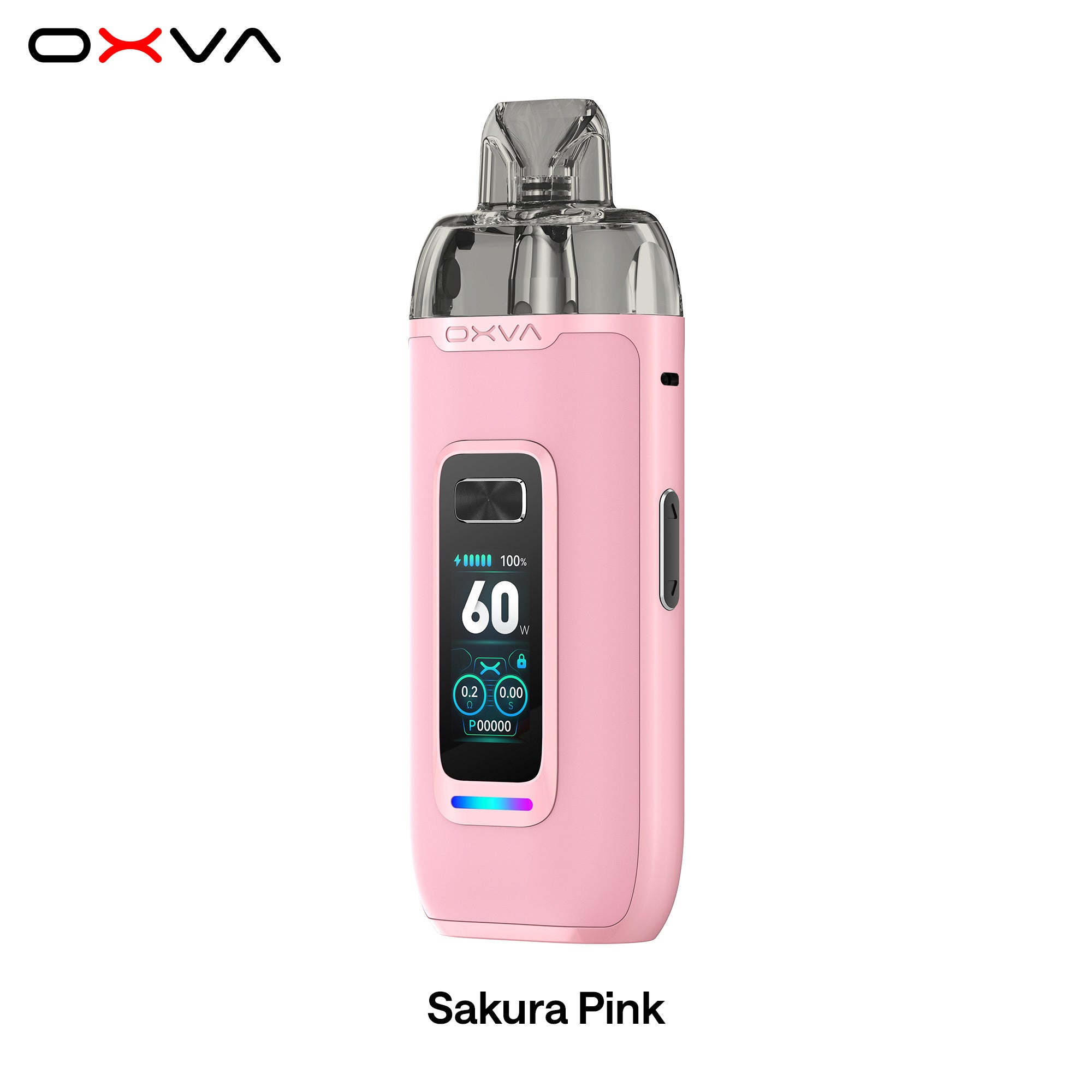 e-zigarette oxva vprime sakura pink von der seite
