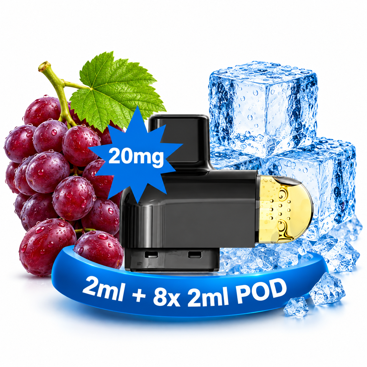 vaal epack pod grape ice mit 20 mg nikotin
