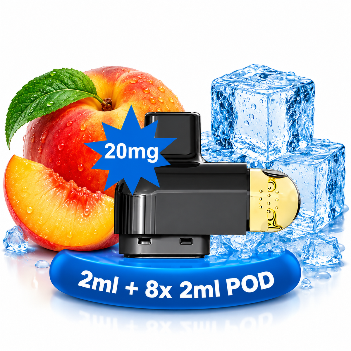 vaal epack pod peach ice mit 20 mg nikotin