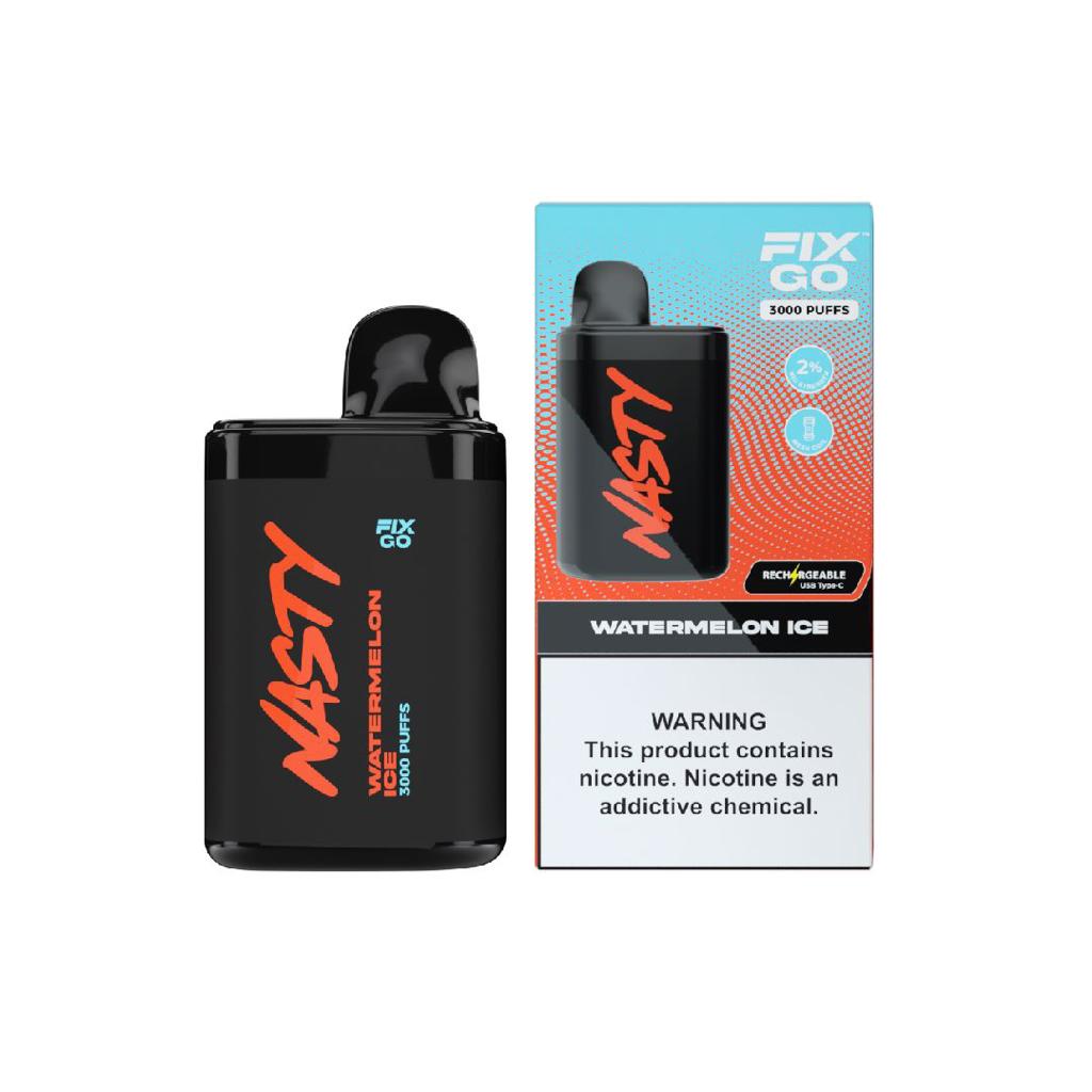 nasty vape fix go 3000 puffs mit 20mg nikotin watermelon ice