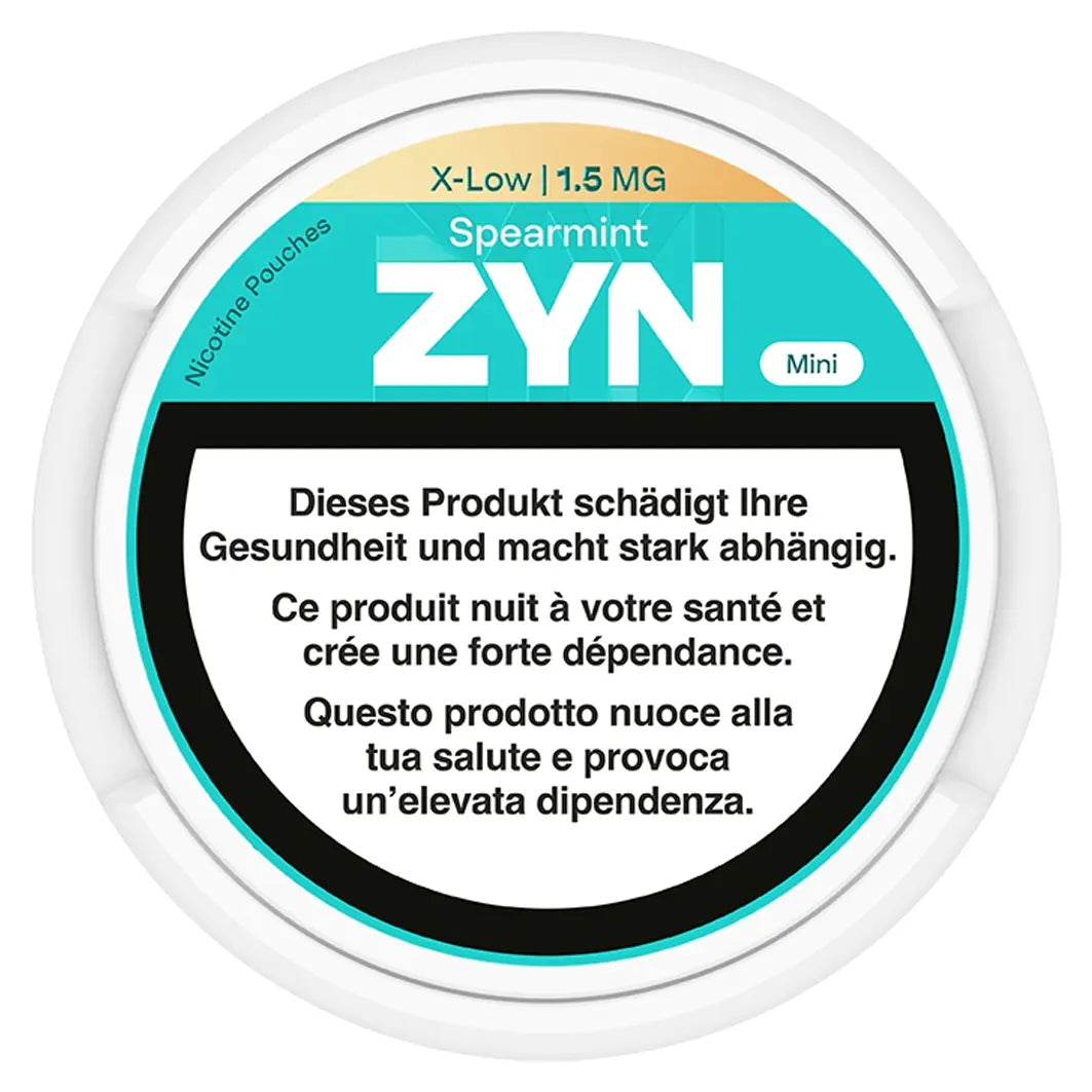 ZYN Snus Mini - Spearmint X-Low 1.5mg