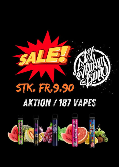 187 vapes aktion stück fr.10.-