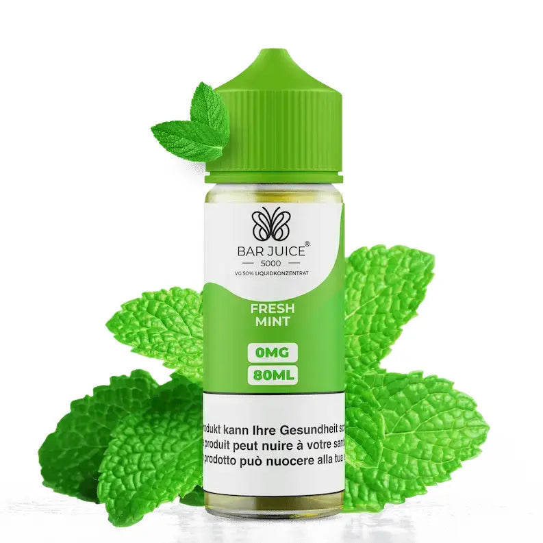 Bar Juice E-Liquid 80ml - Fresh Mint 0mg