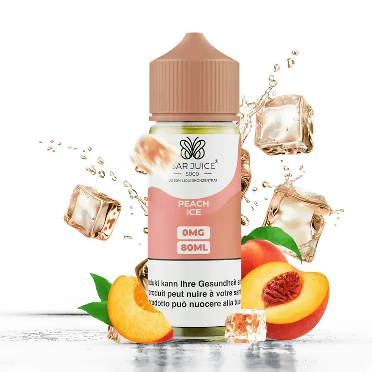 Bar Juice E-Liquid 80ml - Peach Ice 0mg