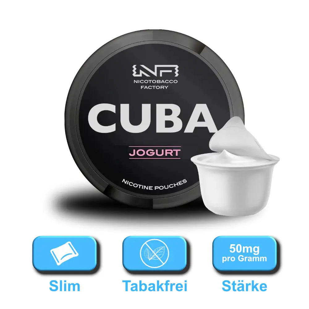 Cuba Snus Black Slim - Jogurt 50mg
