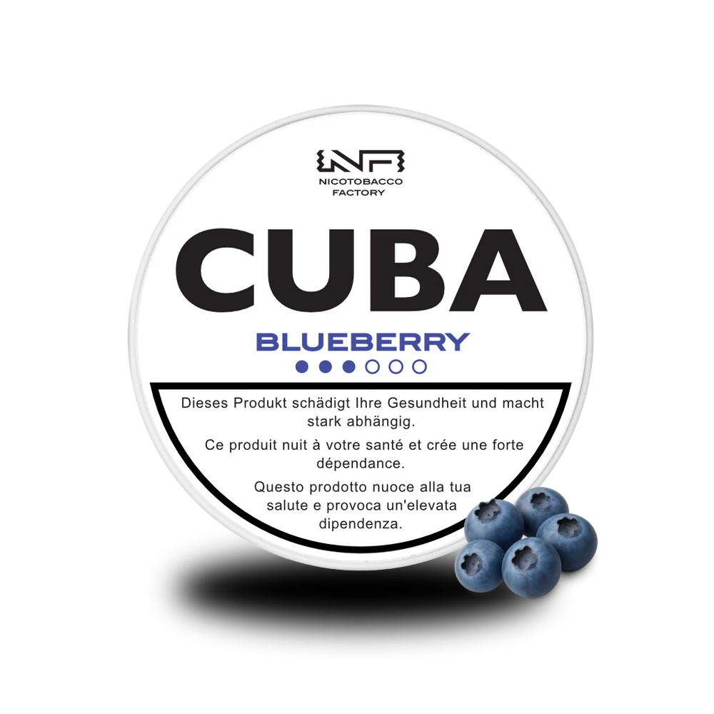 Cuba Snus White - Blueberry
