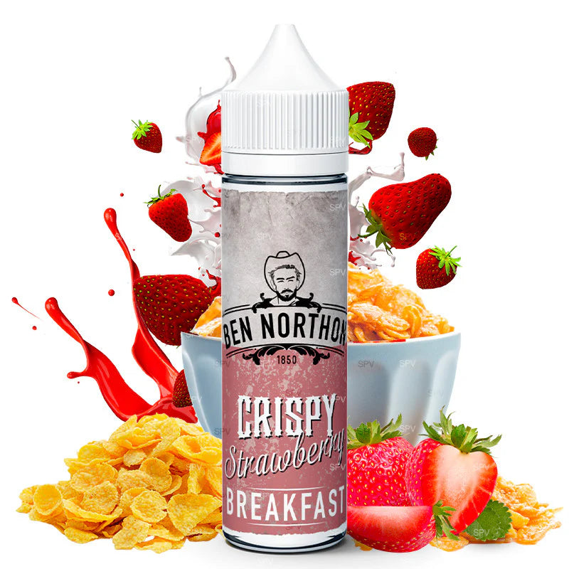 e-liquid ben northon crispy strawberry 50ml ohne nikotin