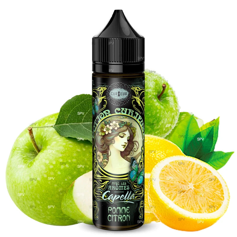e-liquid curieux apfel zitrone capella 50ml ohne nikotin