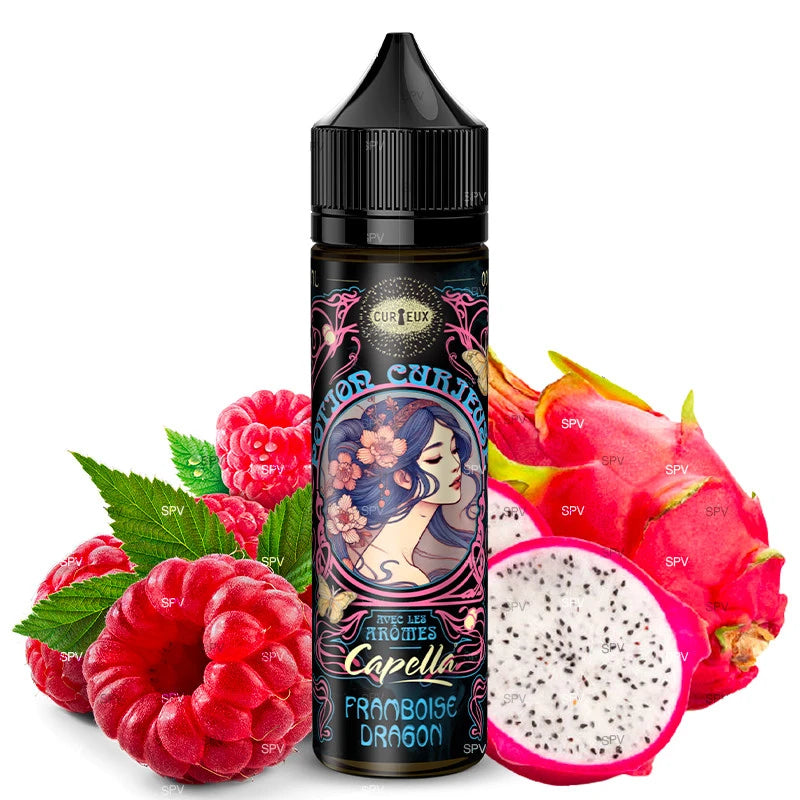 e-liquid curieux drachenfrucht himbeere capella 50ml ohne nikotin