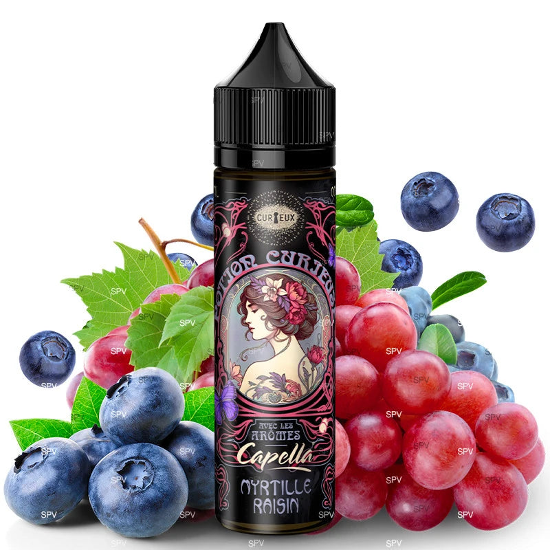 e-liquid curieux heidelbeere traube capella 50ml ohne nikotin