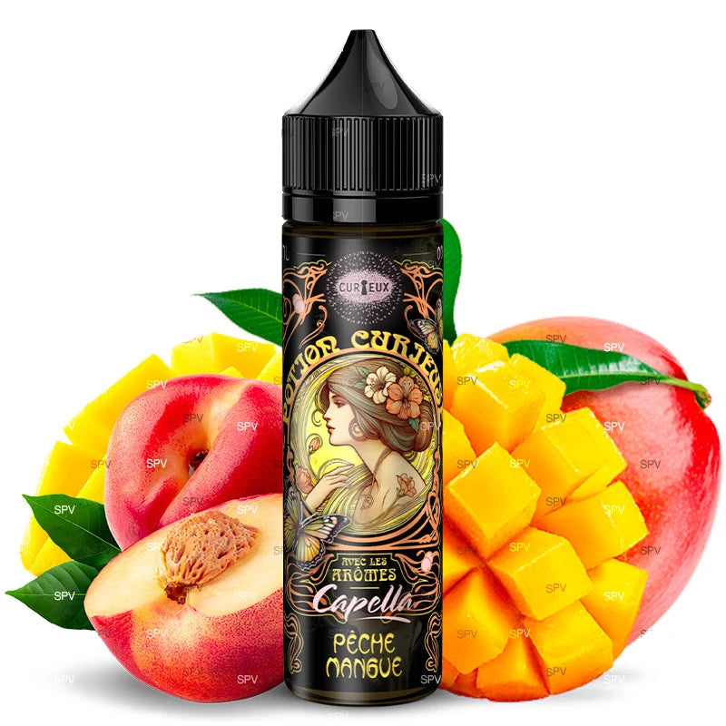 e-liquid curieux pfirsich mango capella 50ml ohne nikotin