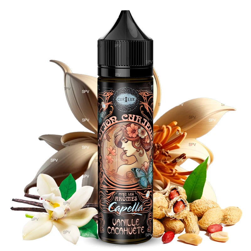 e-liquid curieux vanille erdnuss capella 50ml ohne nikotin