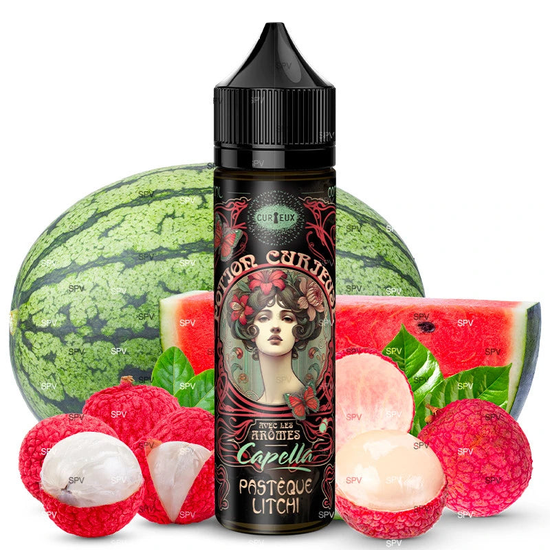 e-liquid curieux wassermelone lychee capella 50ml ohne nikotin