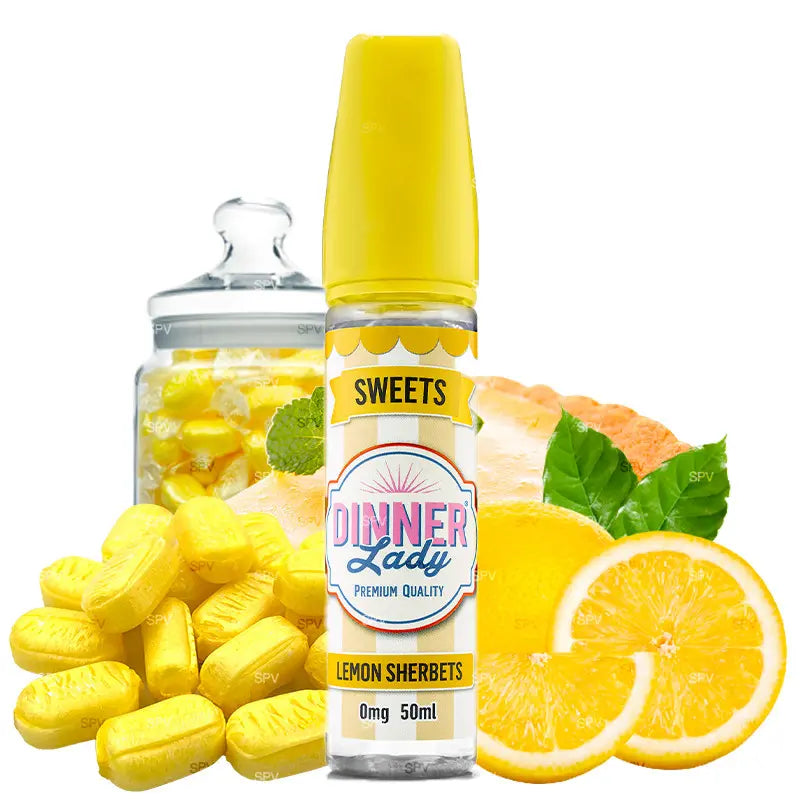 dinner lady lemon sherbets e-liquid. 50ml ohne nikotin