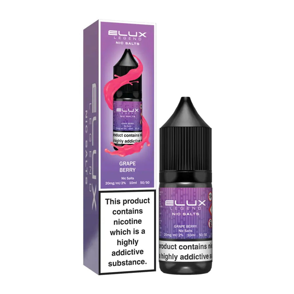 e-liquid elux 10ml grape berry 20mg nikotin