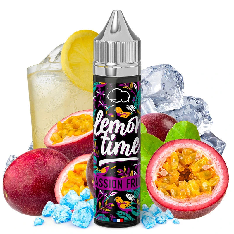 e-liquid lemon time passion fruit shortfill 50ml ohne nikotin