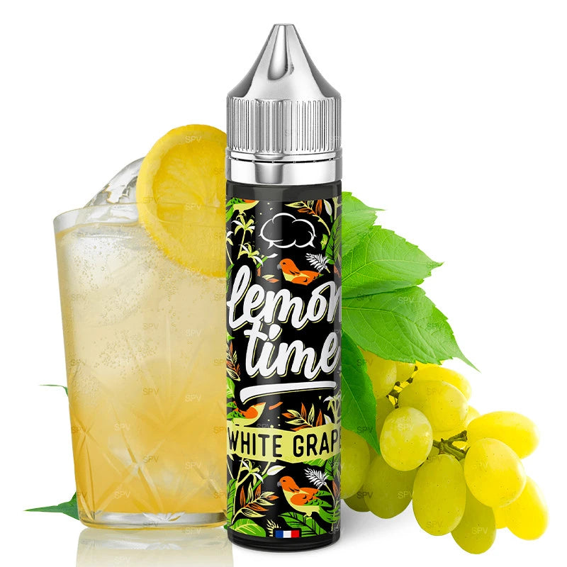 e-liquid lemon time white grape shortfill 50ml ohne nikotin