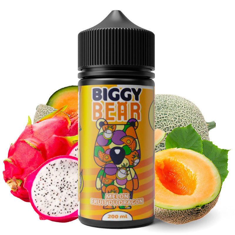 eliquid biggy bear wassermelone drachenfrucht 200ml, ohne nikotin