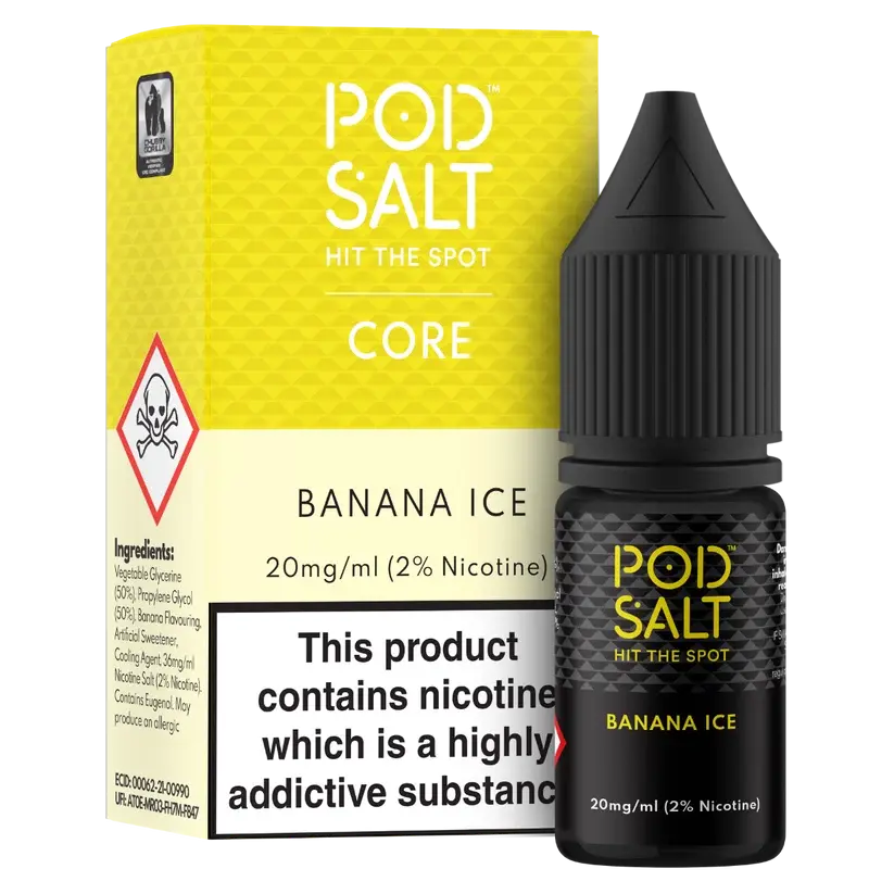 E-Liquid Pod Salt 10ml - Banana Ice 20mg