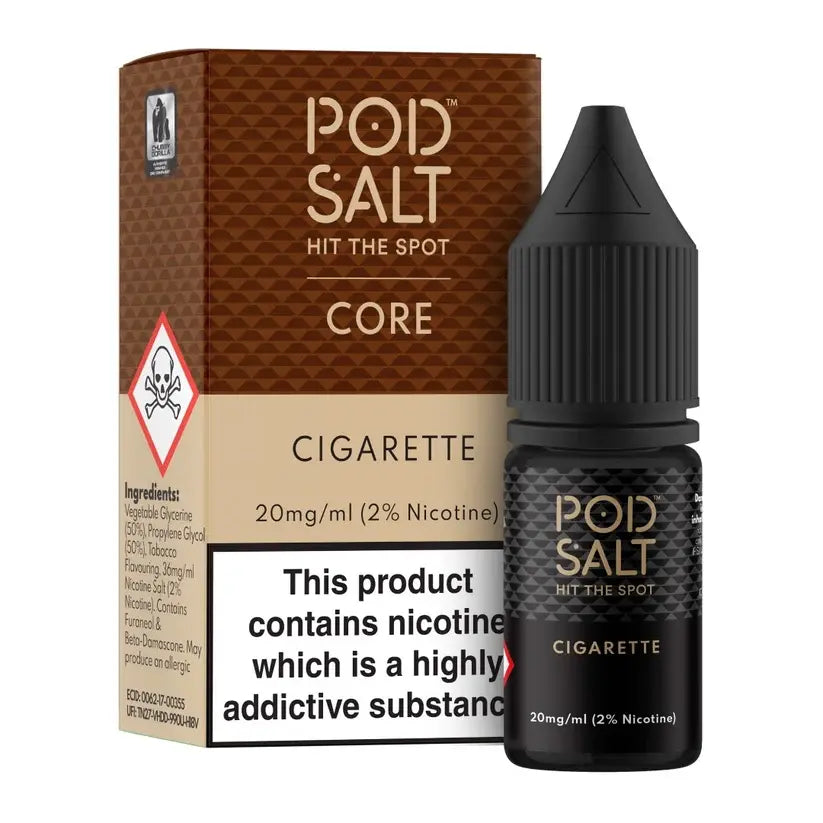 E-Liquid Pod Salt 10ml - Cigarette 20mg