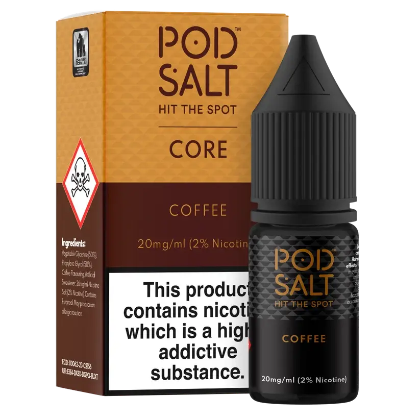 E-Liquid Pod Salt 10ml - Coffee 20mg