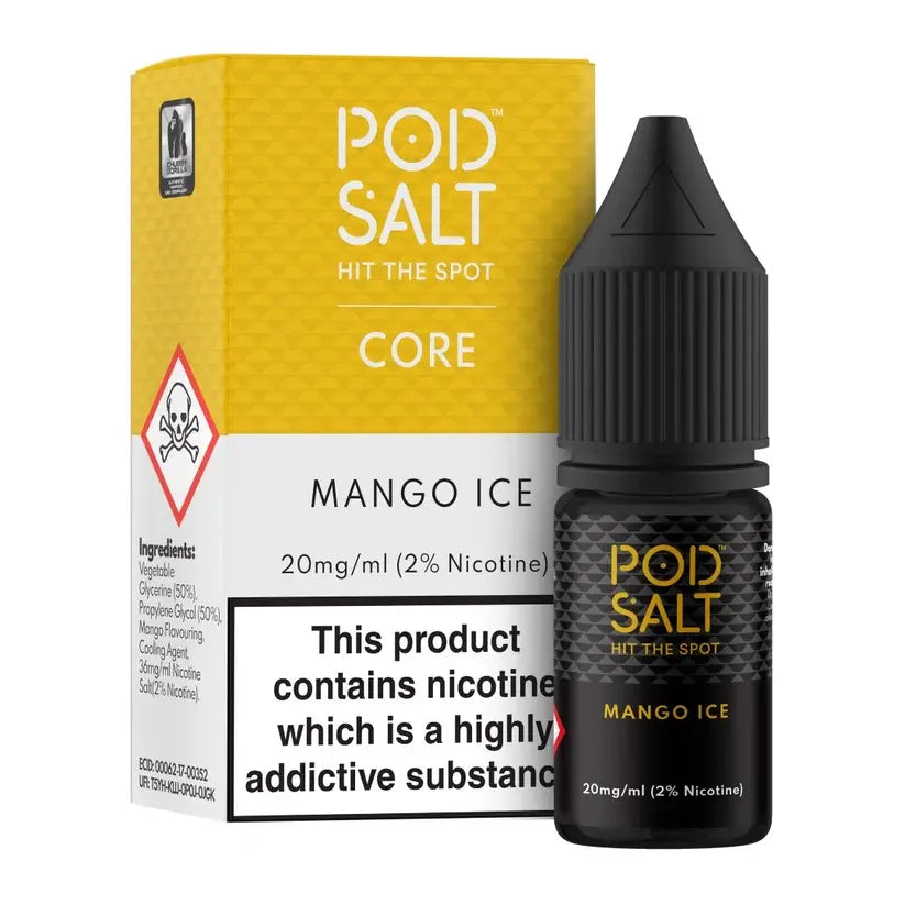 E-Liquid Pod Salt 10ml - Mango Ice 20mg