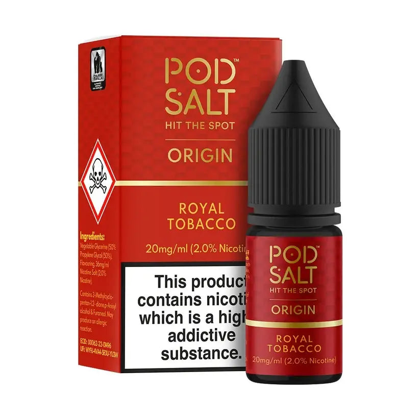 E-Liquid Pod Salt 10ml - Royal Tobacco 20mg
